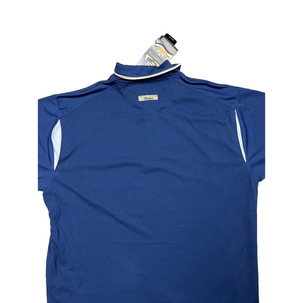 Vintage ST. LOUIS Rams NFL Team Apparel Moisture Wicking Image Wear Large NWT - Picture 9 of 9